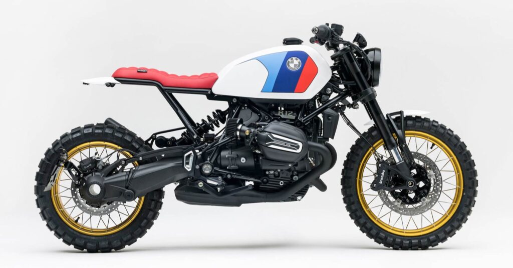 Lecture rapide : Une BMW R12 scrambler par WalzWerk et plus