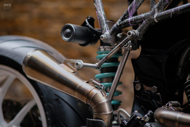 Yamaha TR1 café racer par Jimbo Turner