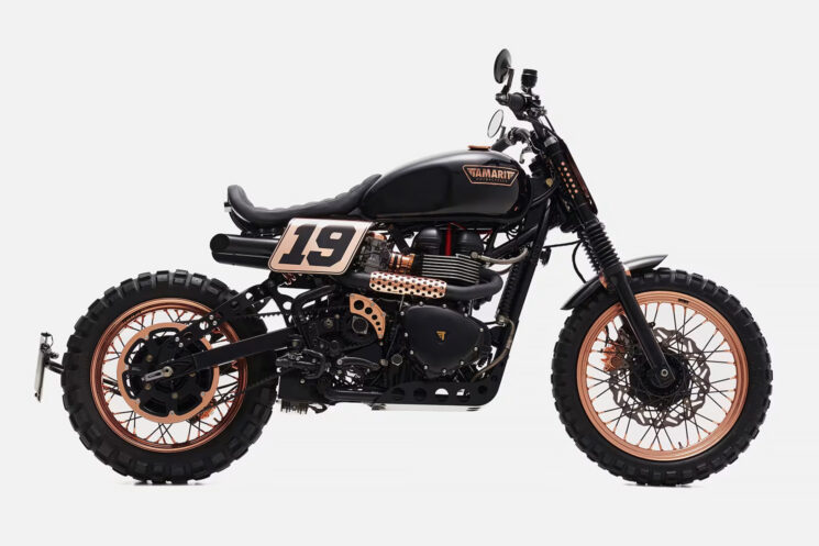 Triumph Thruxton Scrambler par Tamarit Motorcycles