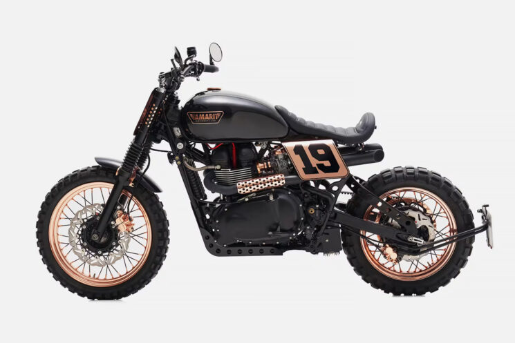 Triumph Thruxton Scrambler par Tamarit Motorcycles