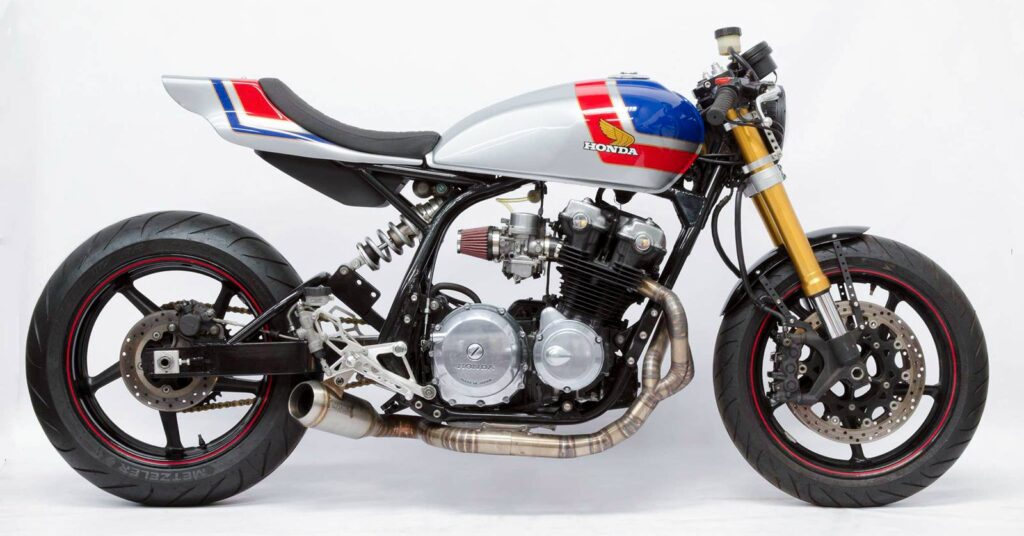 Lecture rapide : une Honda CB750 street tracker d'Argentine et plus
