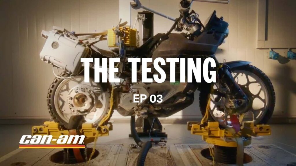 Can-Am a soumis ses prochaines motos à des tests de torture, presque difficiles à regarder