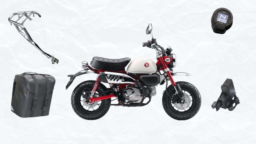 Découvrez ces accessoires sympas que le Honda Monkey va recevoir, mais uniquement au Japon