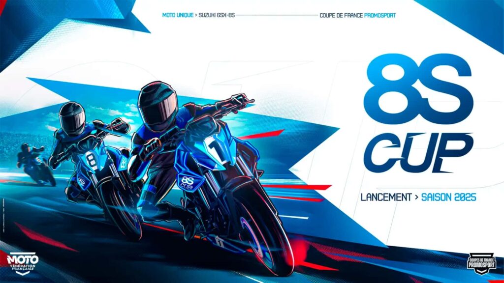 Suzuki France se lance dans la course, mais utilise la GSX-8S Naked Streetfighter