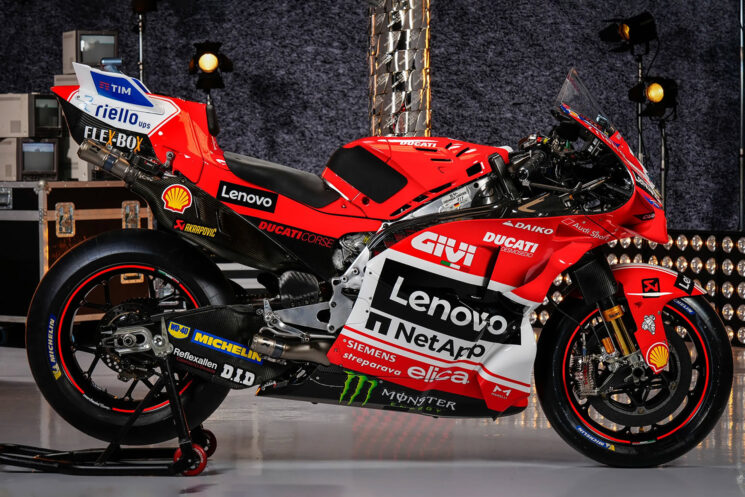 Livrée Ducati MotoGP pour le 75e anniversaire