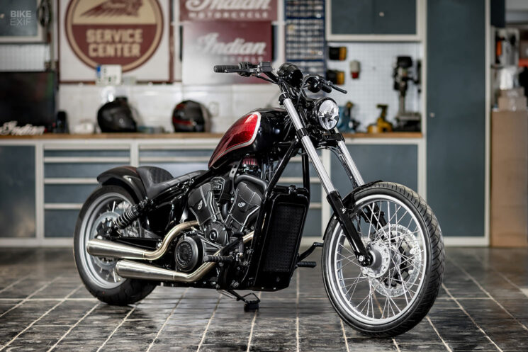 Chopper Indian Scout par Unique Custom Cycles