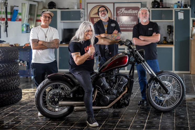 Chopper Indian Scout par Unique Custom Cycles