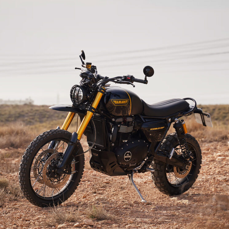 Triumph Scrambler 1200 XE personnalisé par Tamarit Motorcycles