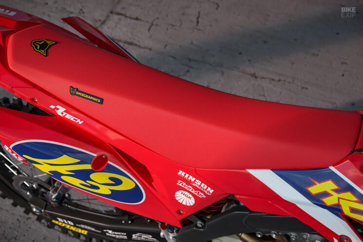 Housse de siège Honda personnalisée OMXGraphics