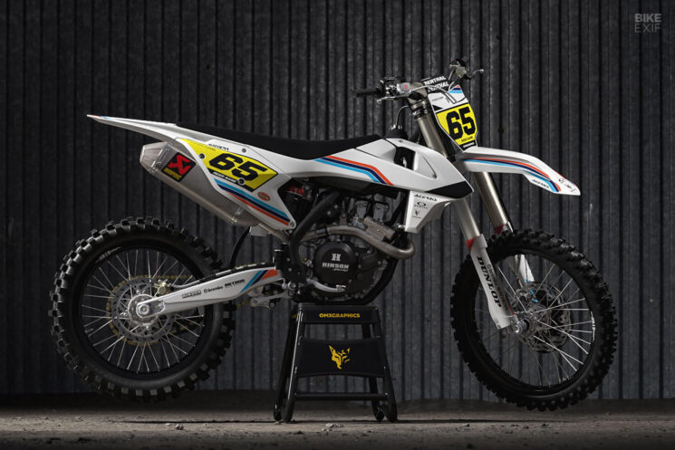 Kit de décoration rétro pour moto tout-terrain KTM OMXGraphics