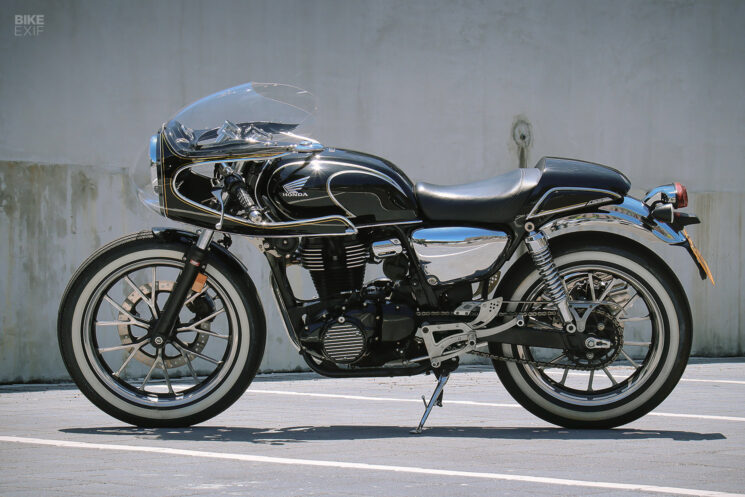 Honda CB350 café racer par Shawn Lin et Capo Moto