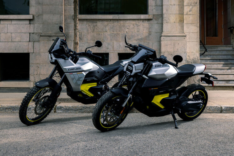 Motos électriques Can-Am Origin et Pulse