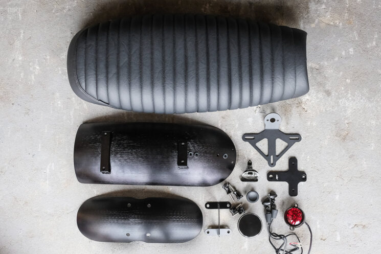 Essai sur route : pièces détachées Triumph Bonneville de Motone Customs