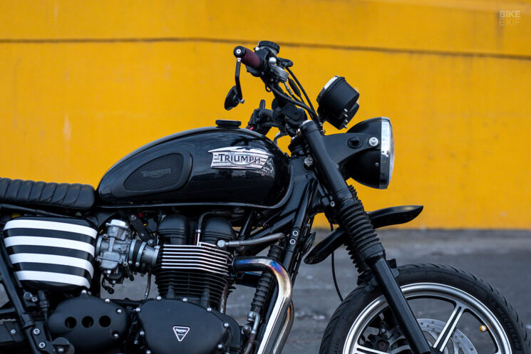Garde-boue avant Motone Shorty pour Triumph Bonneville