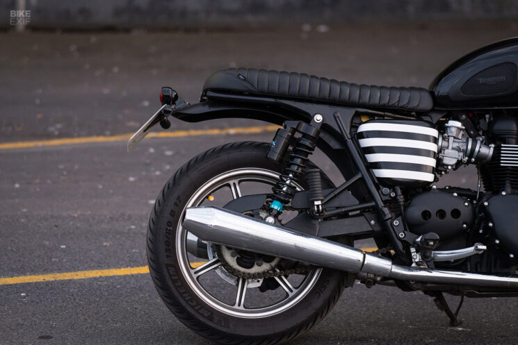 Garde-boue arrière Motone High-Tail pour Triumph Bonneville