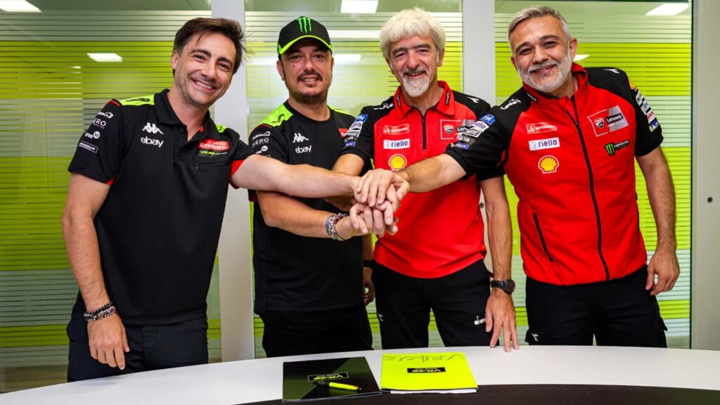 L'équipe VR46 MotoGP bénéficiera du soutien de l'usine Ducati à partir de l'année prochaine