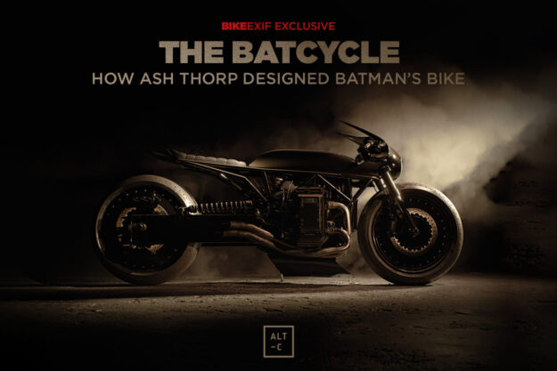 La moto de Batman conçue par Ash Thorp