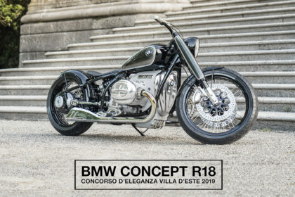 La moto BMW Concept R18, star du Concorso d'Eleganza 2019 à la Villa d'Este