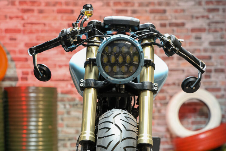Yamaha XV920 Virago café racer par BTC Garage