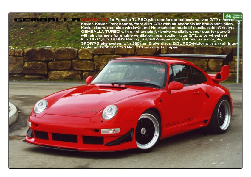 GEMBALLA 1999 POUR 993 BITURBO 3