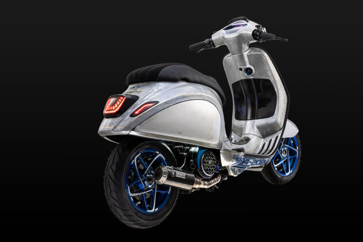 Scooter Vespa personnalisé par SIP Scootershop