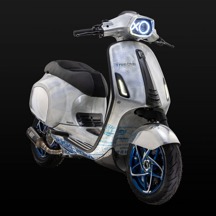 Scooter Vespa personnalisé par SIP Scootershop