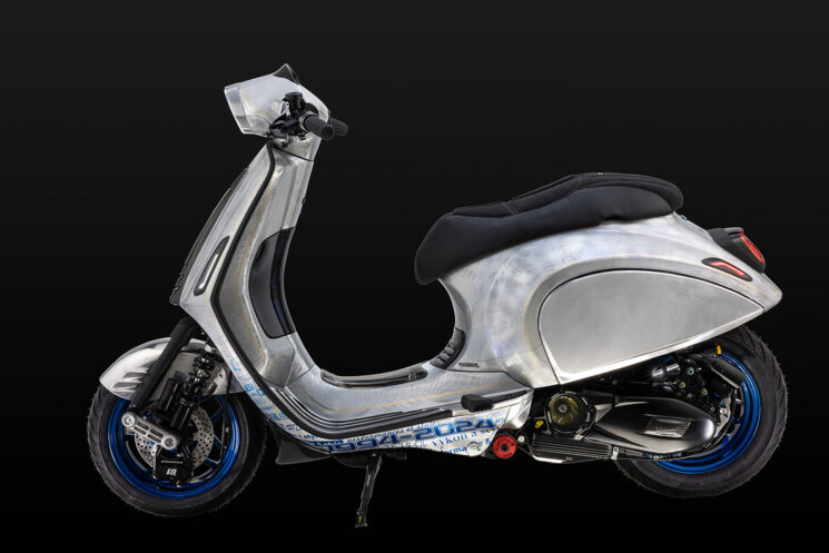 Scooter Vespa personnalisé par SIP Scootershop