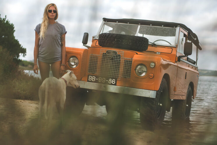 Land Rover série 2A cool et vintage