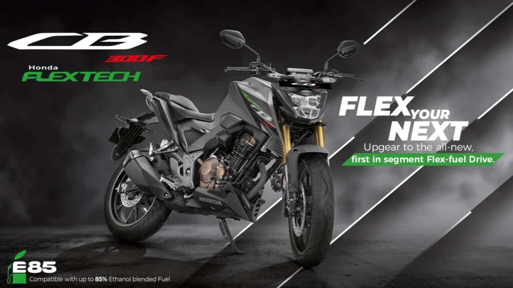 La nouvelle CB300F de Honda pourrait-elle redonner du flex-fuel ?