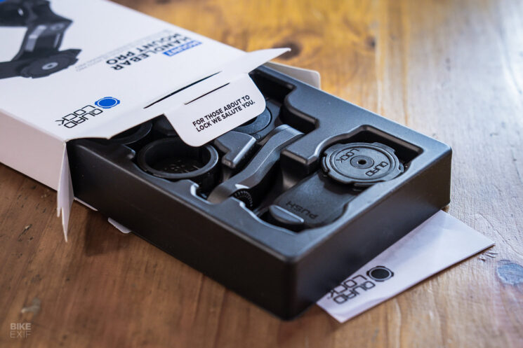 Emballage du support de guidon Quad Lock Pro