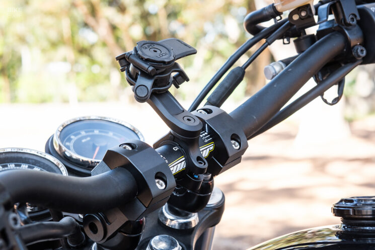 Support moto Quad Lock Pro avec amortisseur de vibrations