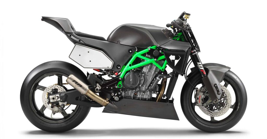 Premier aperçu : le vélo de piste hypernaked Krämer GP2-890 XX 2025