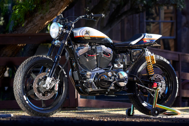 Harley-Davidson Sportster 1200 street tracker par Mule Motorcycles