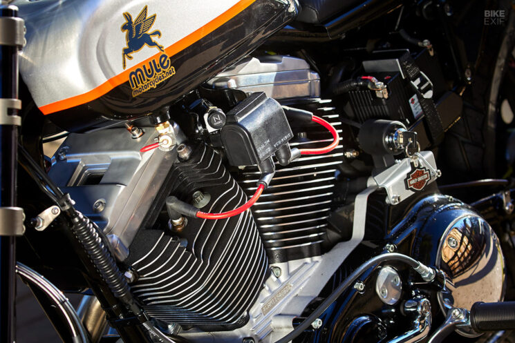 Harley-Davidson Sportster 1200 street tracker par Mule Motorcycles