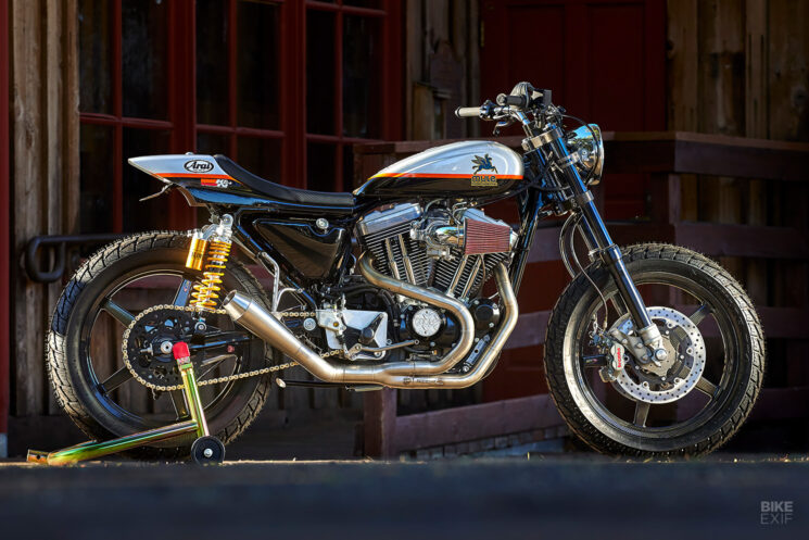 Harley-Davidson Sportster 1200 street tracker par Mule Motorcycles