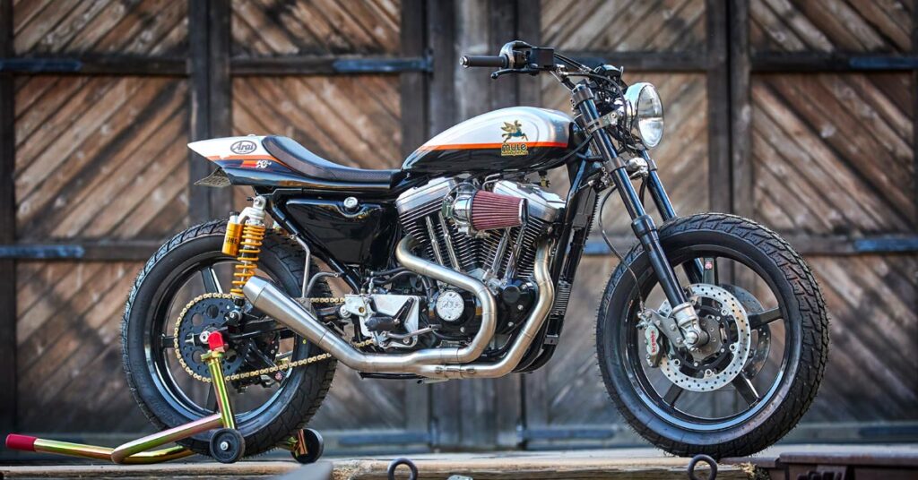 Dream Bike : Un autre street tracker Sportster 1200 à couper le souffle par Mule