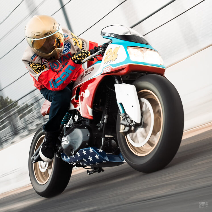 Fusil de chasse Royal Enfield 650 personnalisé par ICON Motosports