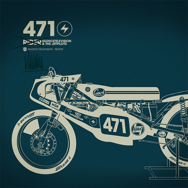 Art de moto par Gianmarco Magnani de Silence Television