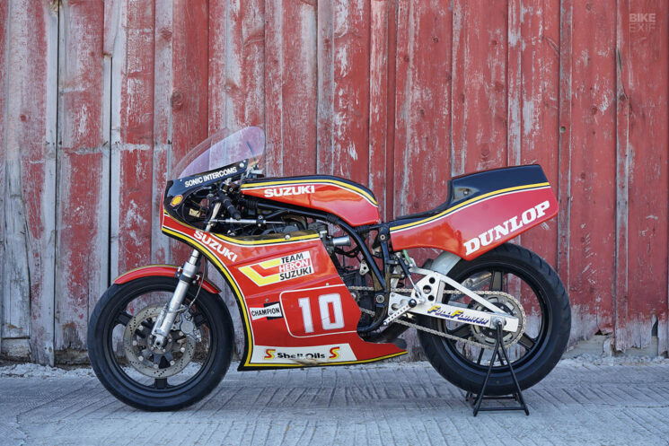 Ex-Mick Grant 1982 travaille Heron Suzuki XR69