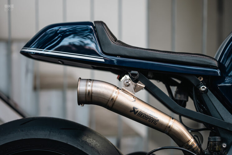 2010 Triumph Street Triple 675 café racer, Tokyo, Japon