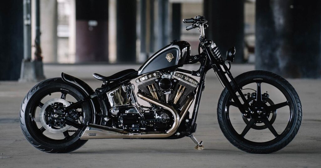 Imperium Talon : Une Harley Springer Softail maigre par Rough Crafts