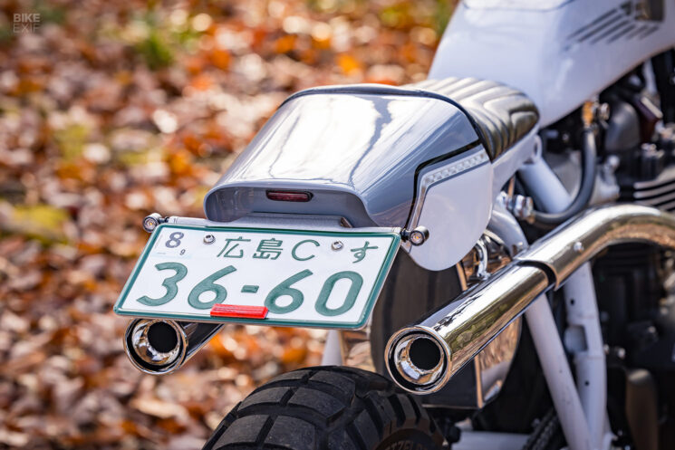 Triumph Scrambler 900 2024 personnalisée par Heiwa MC