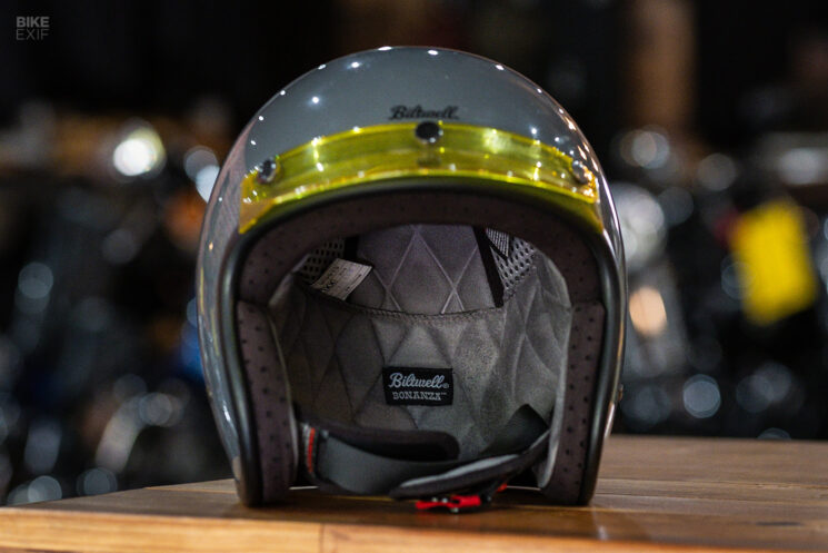 Biltwell Inc. Bonanza casque de moto ouvert
