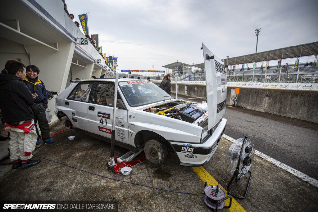 A Time-Attacking Lancia Delta&nbsp;Integrale
