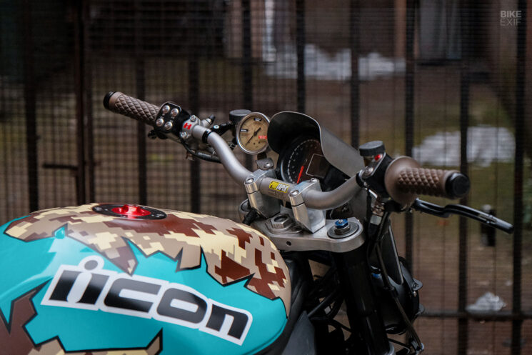 Suzuki Bandit 1200 turbocompressé par Sticky's Speed ​​Shop, Essex, Royaume-Uni