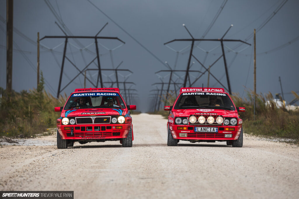 Two Lancia Delta Integrales Meet The Miami&nbsp;Rain