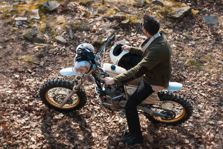 Suzuki DR350 Scrambler par Le Cent Vingt Cinq