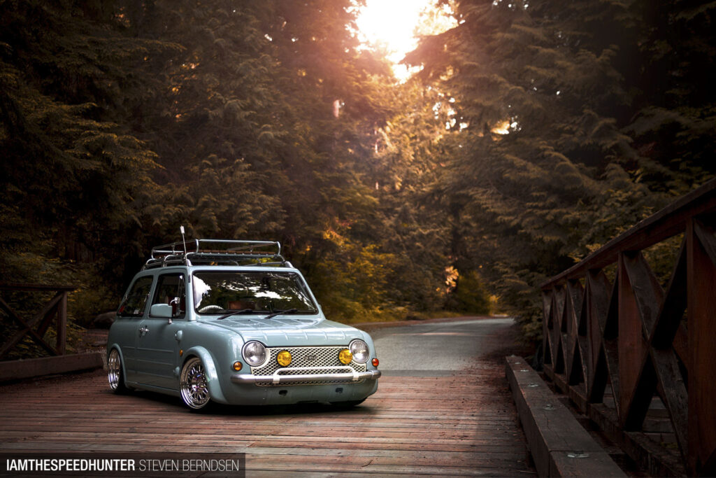 Retro JDM: A Slammed Nissan Pao