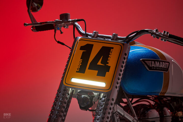 Triumph Bonneville Scrambler par Tamarit Motorcycles