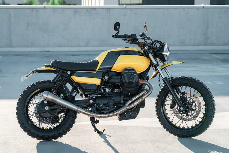Moto Guzzi V7 Scrambler par Unikat Motorworks